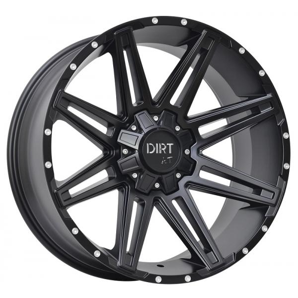 DIRT A.T D88 FLATBLACK MILLED RIVETS